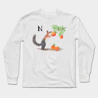 N is for Numbat Long Sleeve T-Shirt